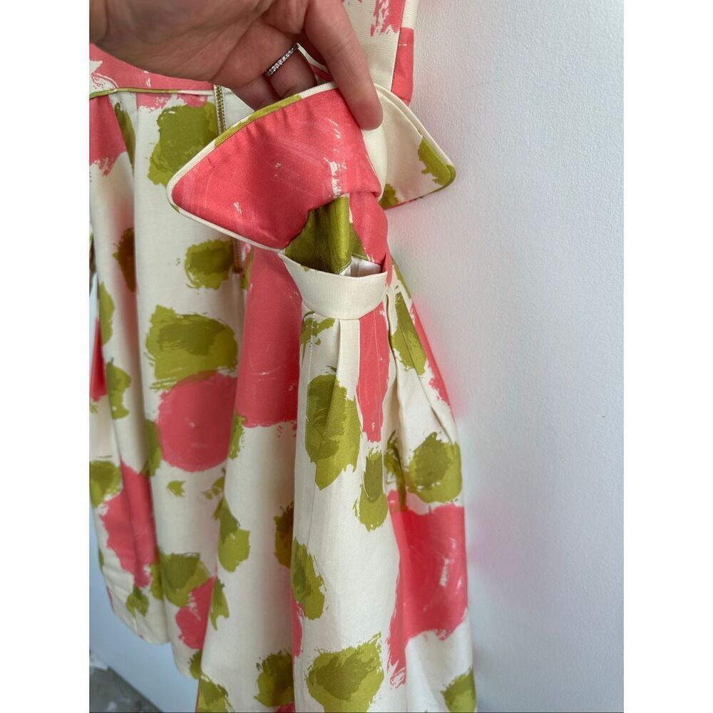 Kate Spade New York Women’s Pink Green Floral Wynn Sleeveless Midi Dress ASO Zoo - Picture 8 of 15
